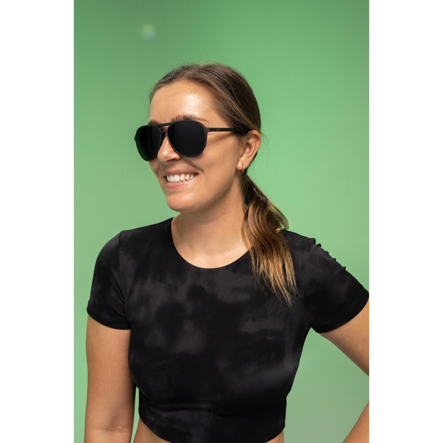 goodr Mach G - Operation Blackout Sunglasses Unisex Black Frame Black Lens Polarized