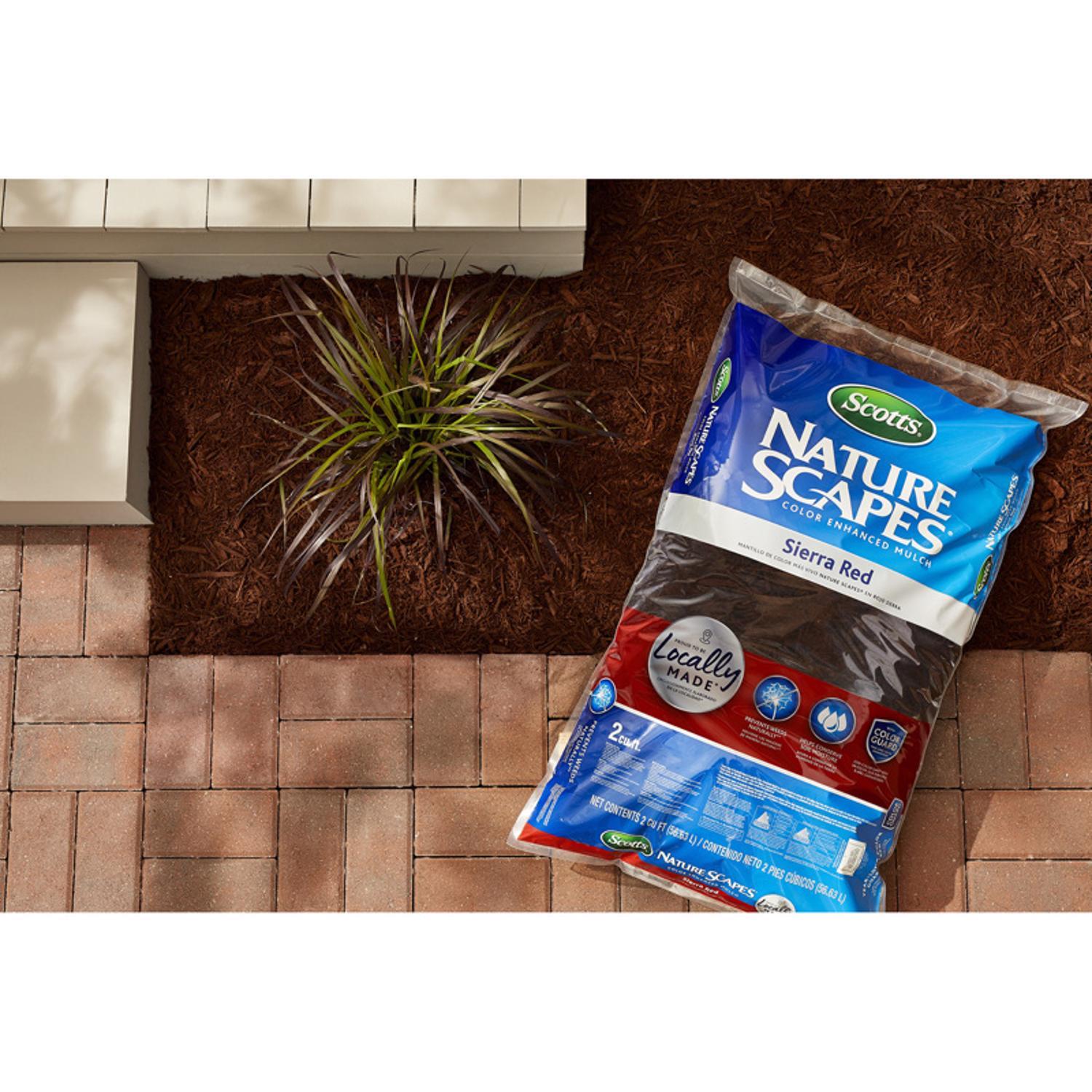 Scotts  Nature Scapes 2 cu. ft. Red Bark Color Enhanced Mulch