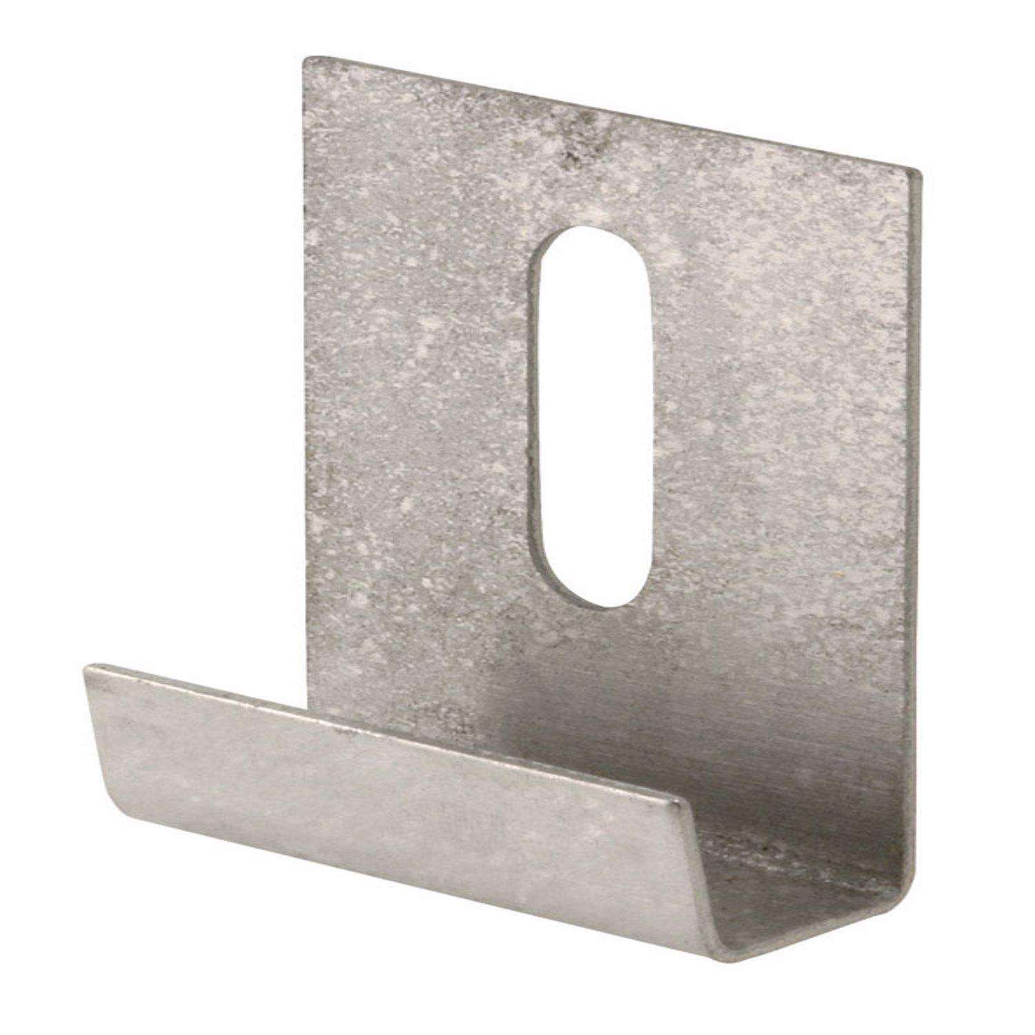 Prime-Line Silver Heavy Duty Mirror Holder Clip 15 lb 6 pk