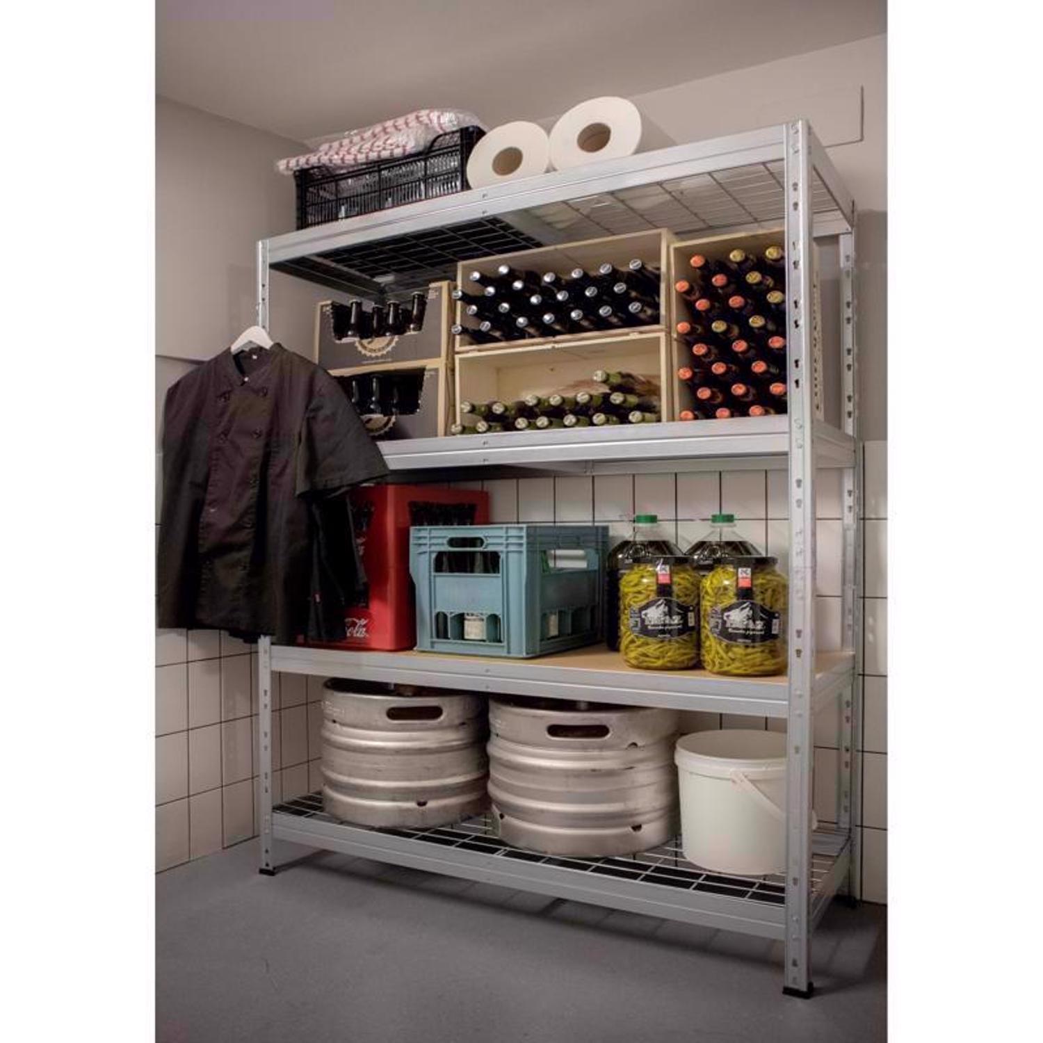 Ar Shelving Wire Heavy Duty 71 in. H X 60 in. W X 20 in. D Metal Shelving Unit