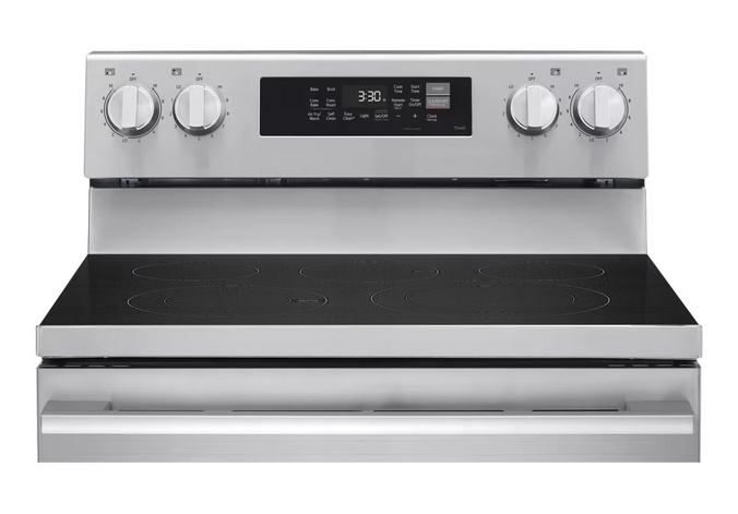 LG 6.3 cu. ft. Smart Wi-Fi Enabled ProBake Convection Electric Range with Air Fry & EasyClean