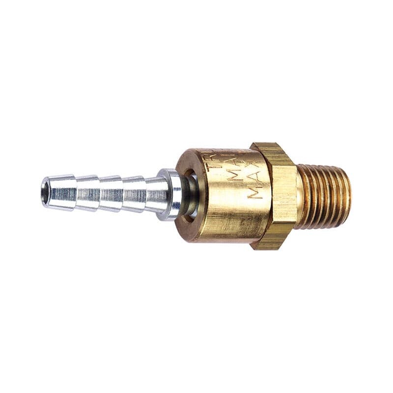 Tru-Flate Brass Air Line Swivel Fitting 1/4 in. Male 1 pc