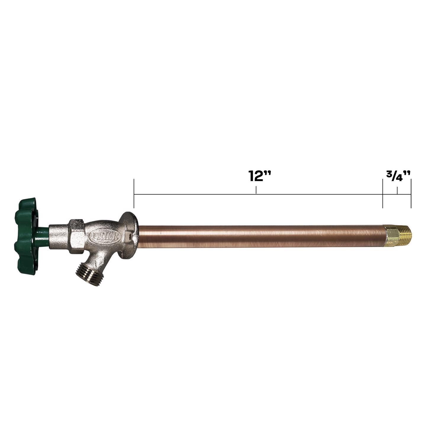 Prier C-134 Series 1/2 in. MPT X 1/2 in. Sweat Brass Freezeless Wall Hydrant