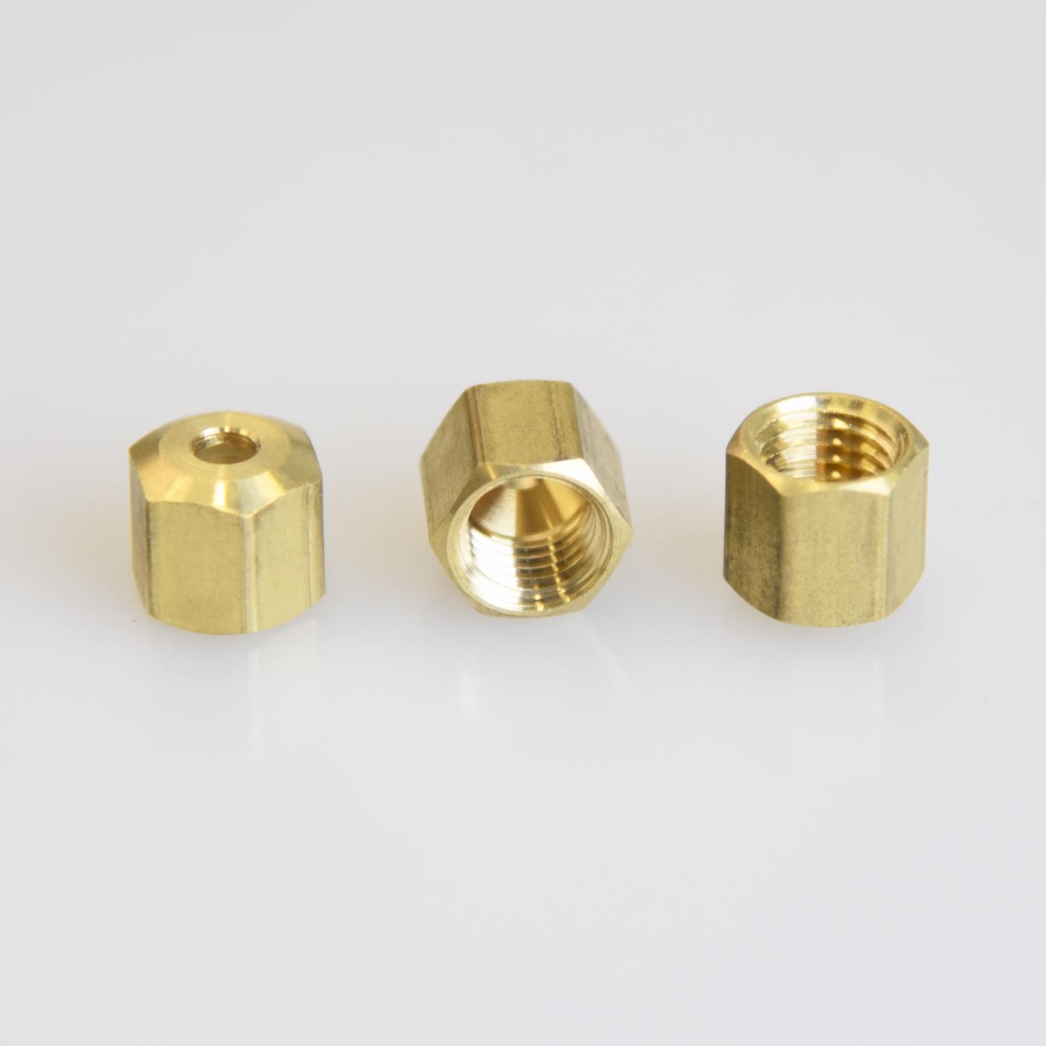 ATC Compression Nut 1/8 in. Yellow Brass 3 pc