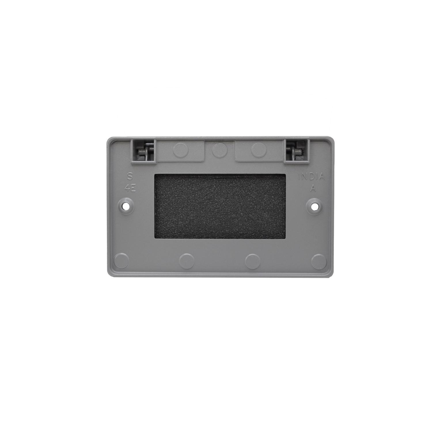 Sigma Engineered Solutions Rectangle Metal 1 gang 2.83 in. H X 4.57 in. W Horizontal GFCI Cover