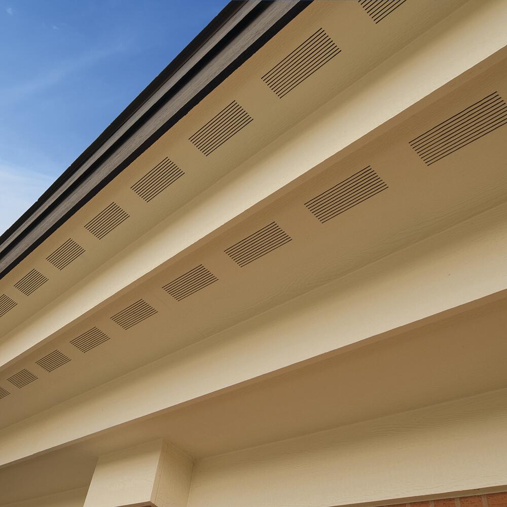 LP SmartSide 38 Series Cedar Texture Vented Soffit Engineered Wood Siding 12" x 16'