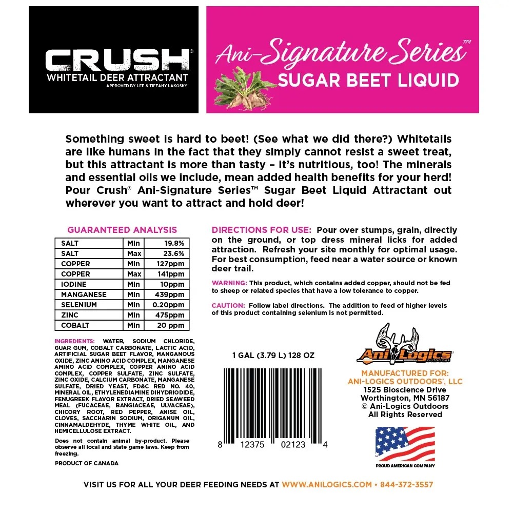 Crush Sugar Beet Liquid Attractant, 1 Gal.