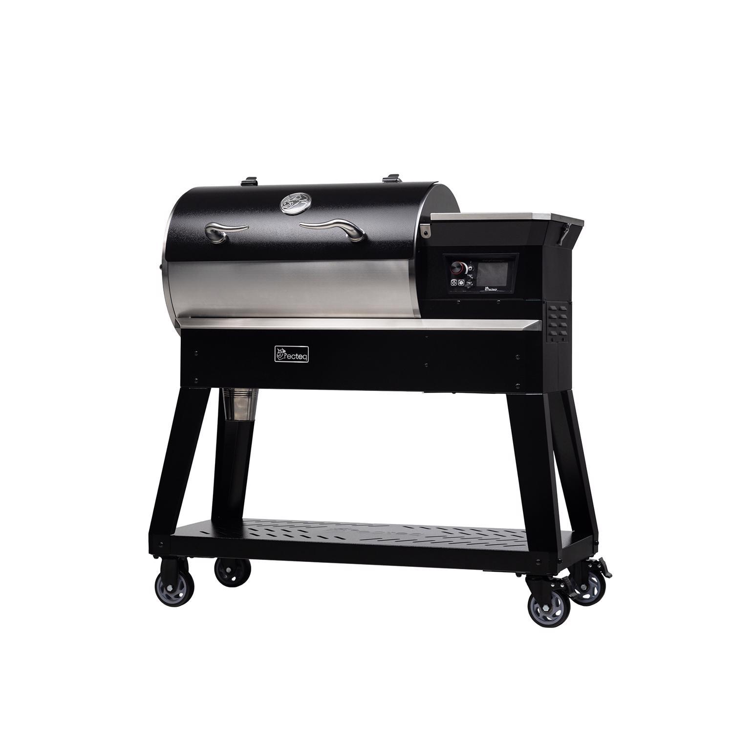 Recteq Patio Legend 400 Wood Pellet WiFi Grill and Smoker Black/Silver
