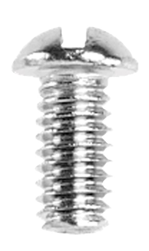 Danco No. 10-28 X 3/8 in. L Slotted Round Head Chrome-Plated Brass Bibb Screw 1 pk
