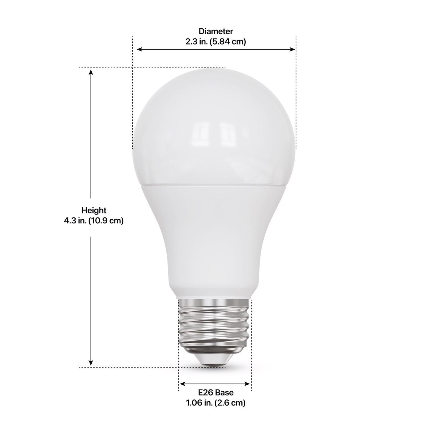 Feit A19 E26 (Medium) Smart-Enabled LED Bulb Tunable White 60 Watt Equivalence 1 pk
