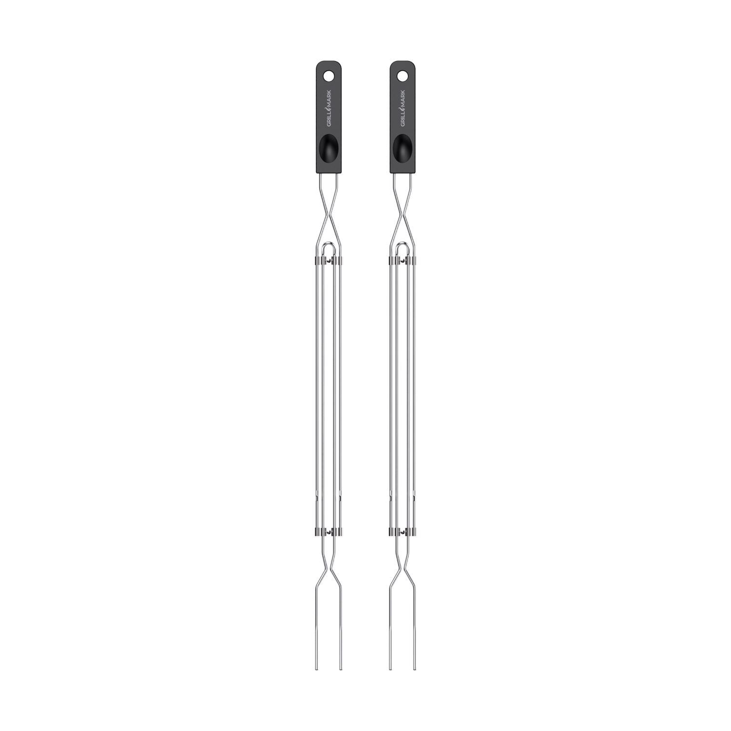 Grill Mark Silver Extension Fork with Glow 2 pk