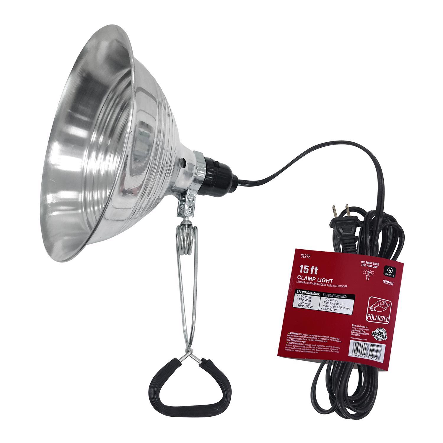 Ace 8.5 in. 150 W Incandescent Clamp Light
