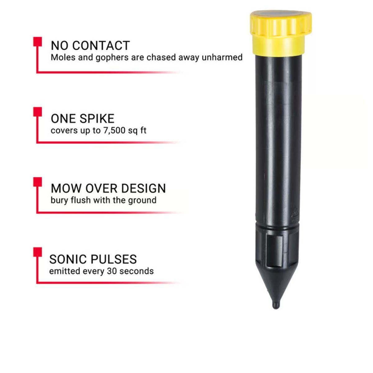 Victor Sonic Spike Repeller For Gophers and Moles 2 Pack