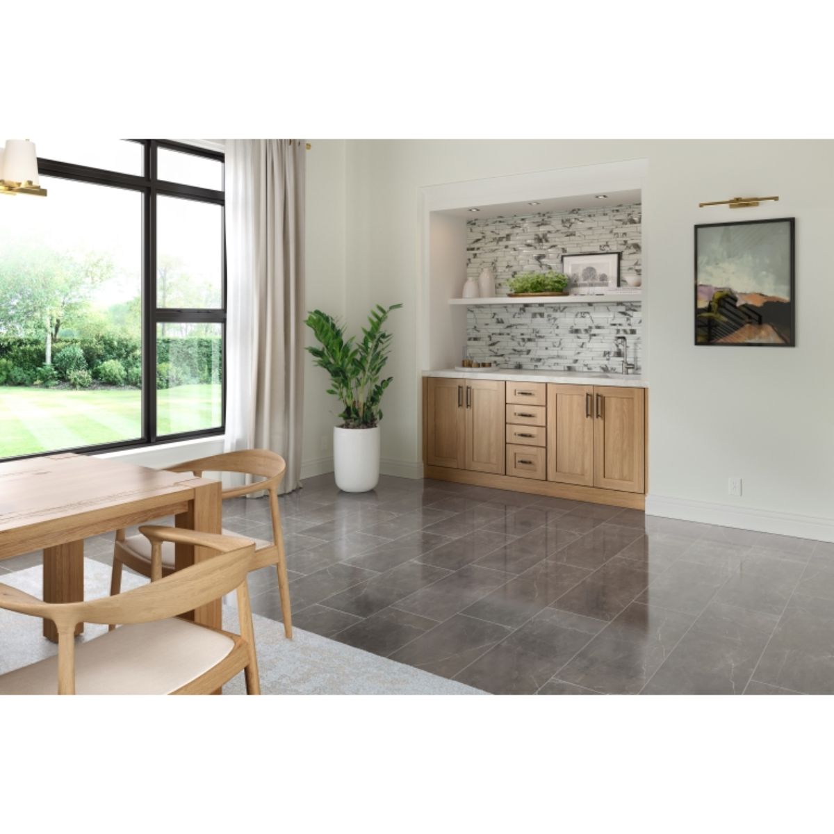 Emser Tile Sterlina II Asphalt Polished 12X24
