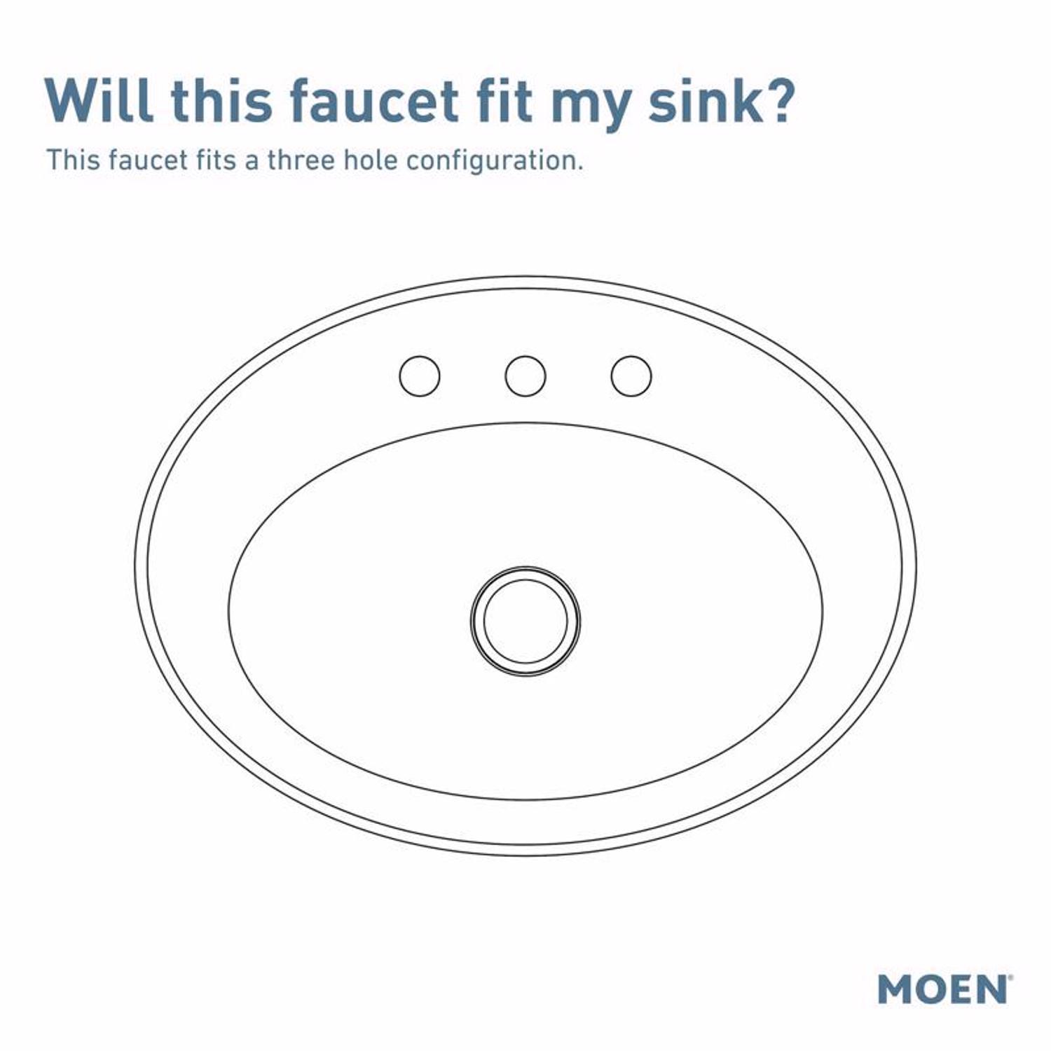 Moen Banbury Chrome Bathroom Faucet 4 in.