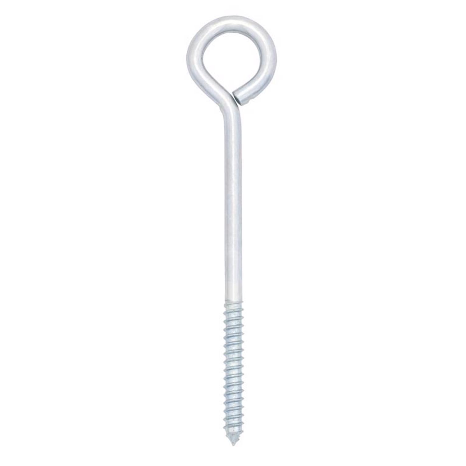 Hampton 5/16 in. X 6 in. L Zinc-Plated Steel Lag Thread Eyebolt