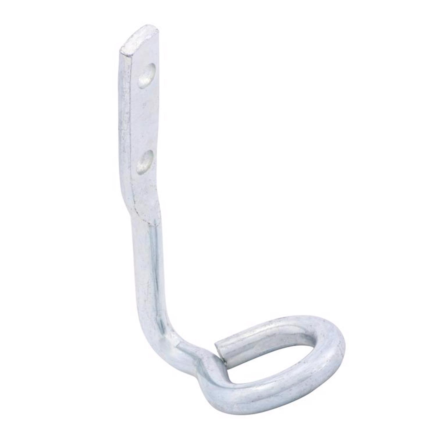 Hampton Small Zinc-Plated Silver Steel 4.125 in. L Rope Binding Hook 150 lb 1 pk