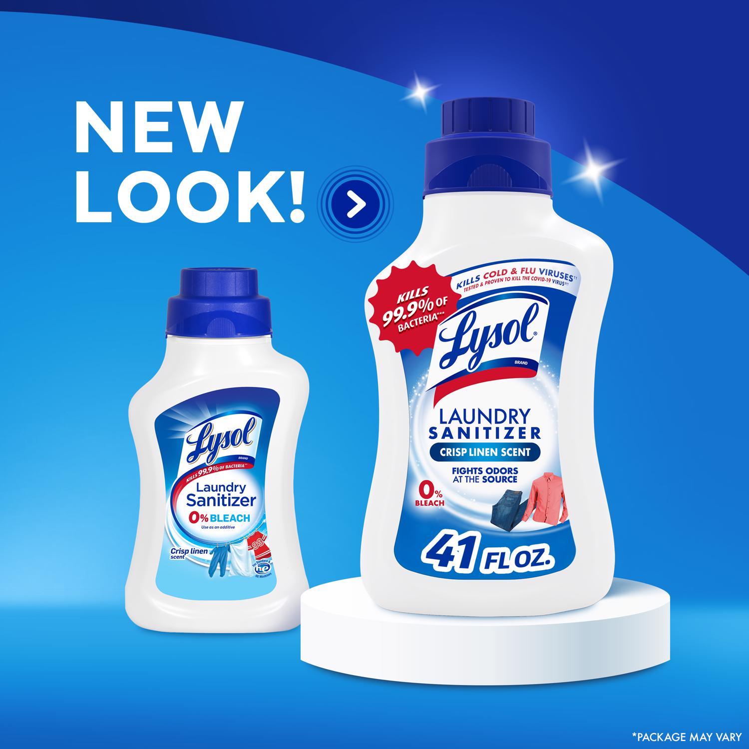 Lysol Crisp Linen Scent Fabric Sanitizer Liquid 41 oz 1 pk