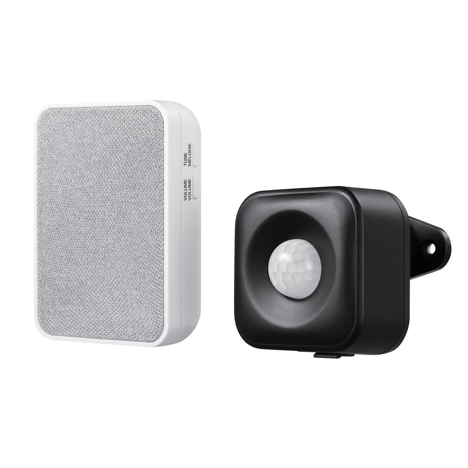 Heath Zenith Heath Zenith Black/White Plastic Wireless Door Bell