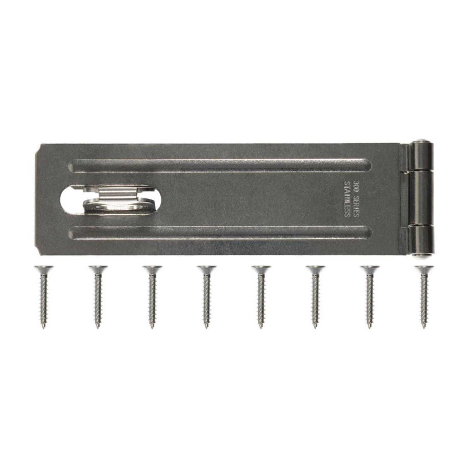 Ace Stainless Steel 6 in. L Fixed Staple Safety Hasp