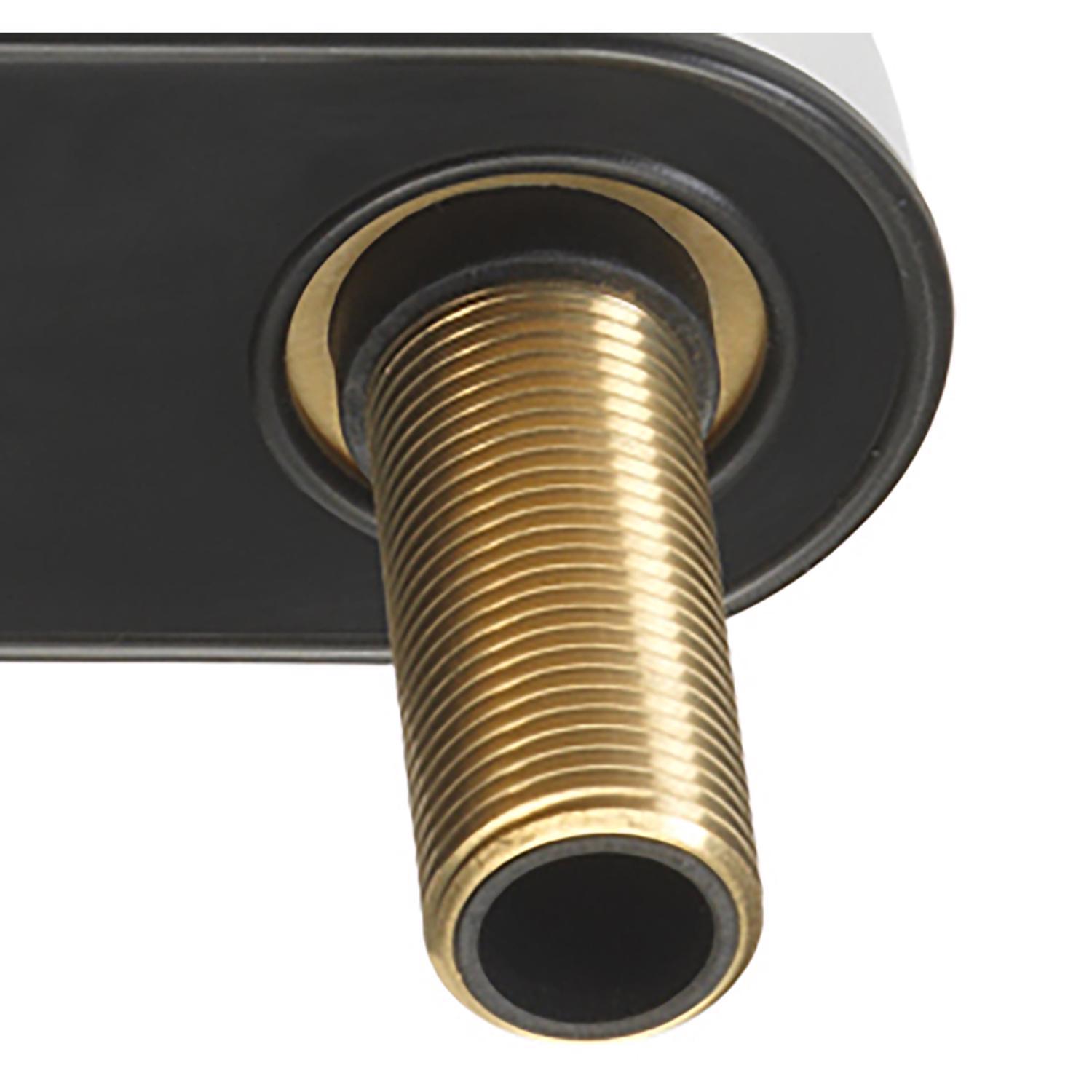 OakBrook Brushed Nickel Two-Handle Bathroom Sink Faucet 4 in.