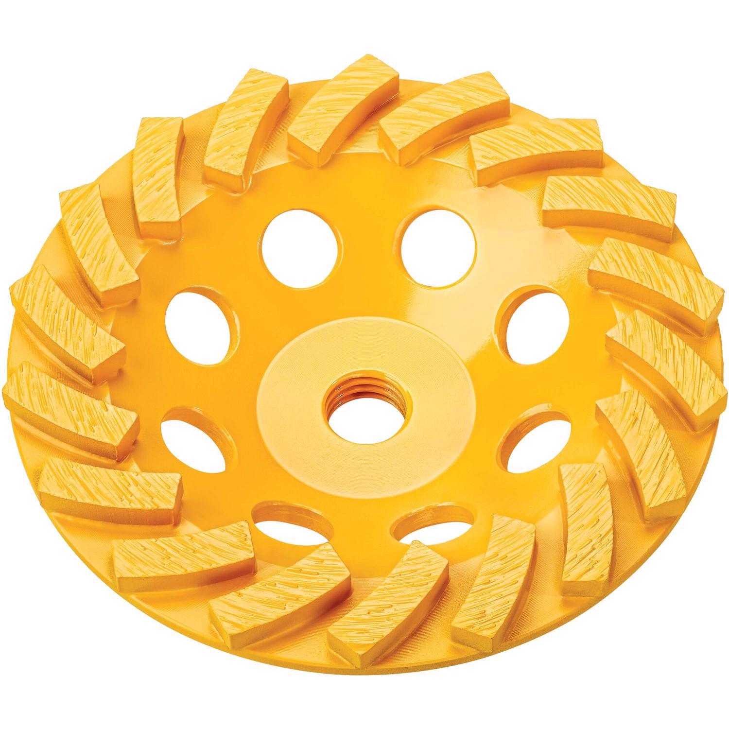 DeWalt XP 4 in. D X 5/8-11 in. Turbo Cup Grinding Wheel 1 pk