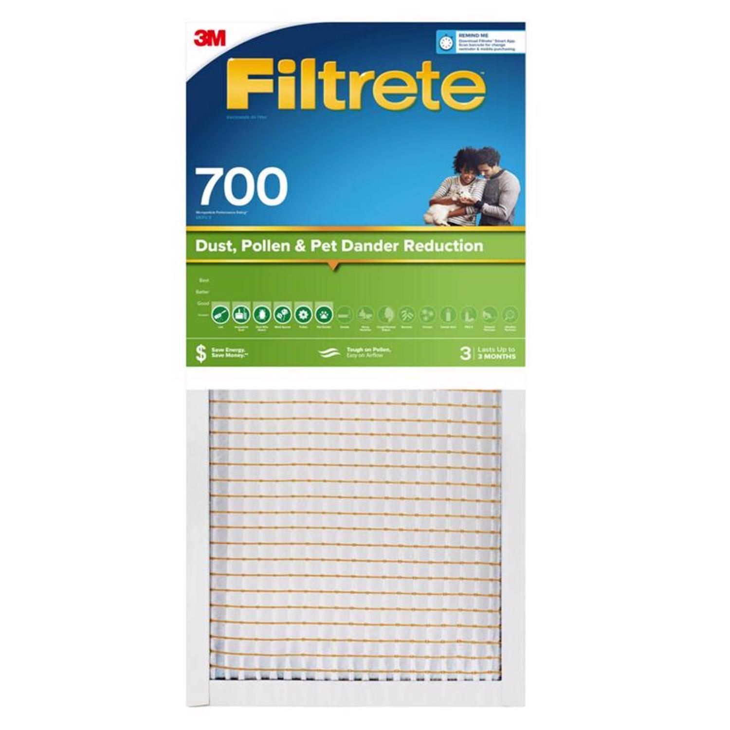 Filtrete 14 in. W X 25 in. H X 1 in. D Polypropylene 8 MERV Pleated Air Filter 1 pk