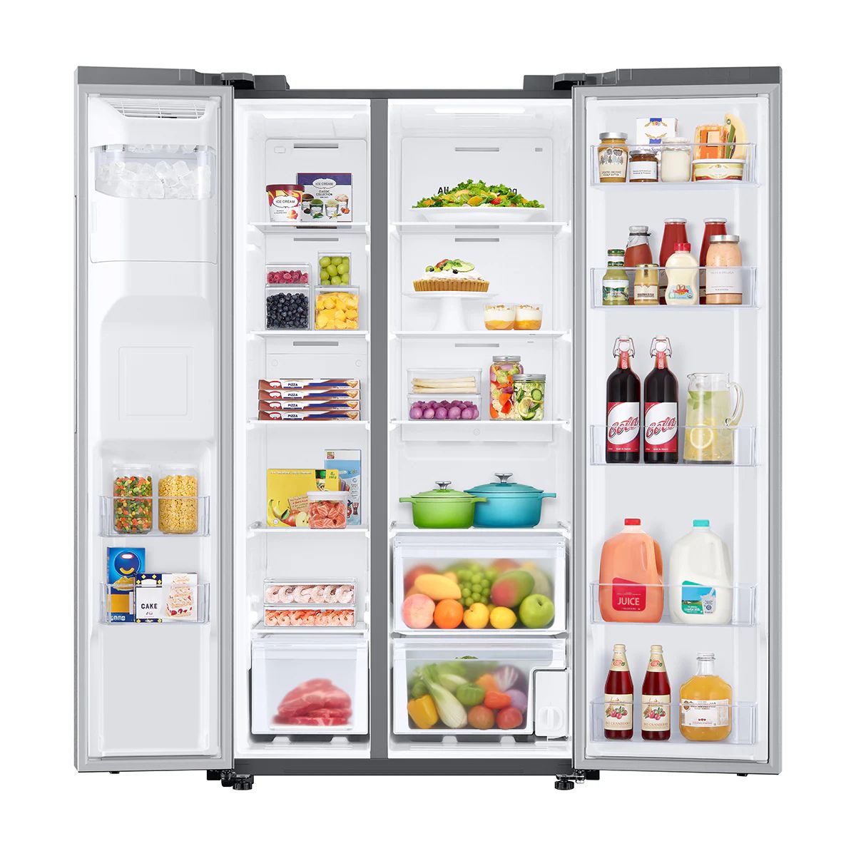 Samsung 36 in. 27.4 cu. ft. Side by Side Refrigerator in Stainless Steel