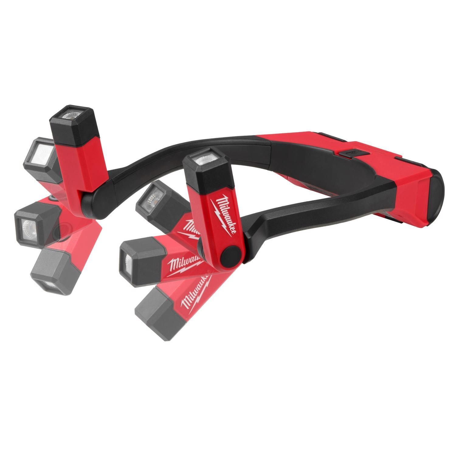 Milwaukee 400 lm Black/Red LED Rechargeable Neck Light
