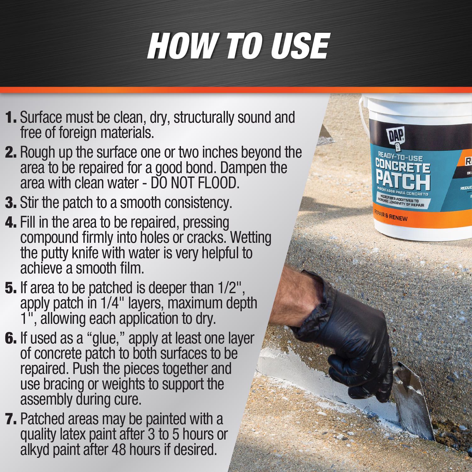 DAP Concrete Patch 1 gal Gray