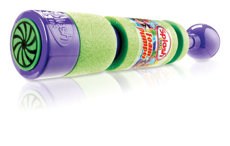 Ja-Ru Splash Foam Pumper Water Toy Soft Foam/Plastic 1 pk