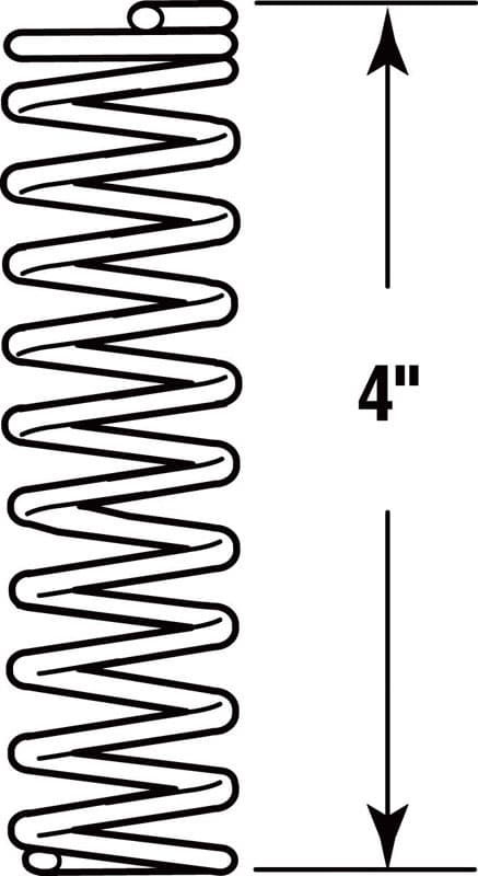 Prime-Line 4 in. L X 7/8 in. D Compression Spring 2 pk