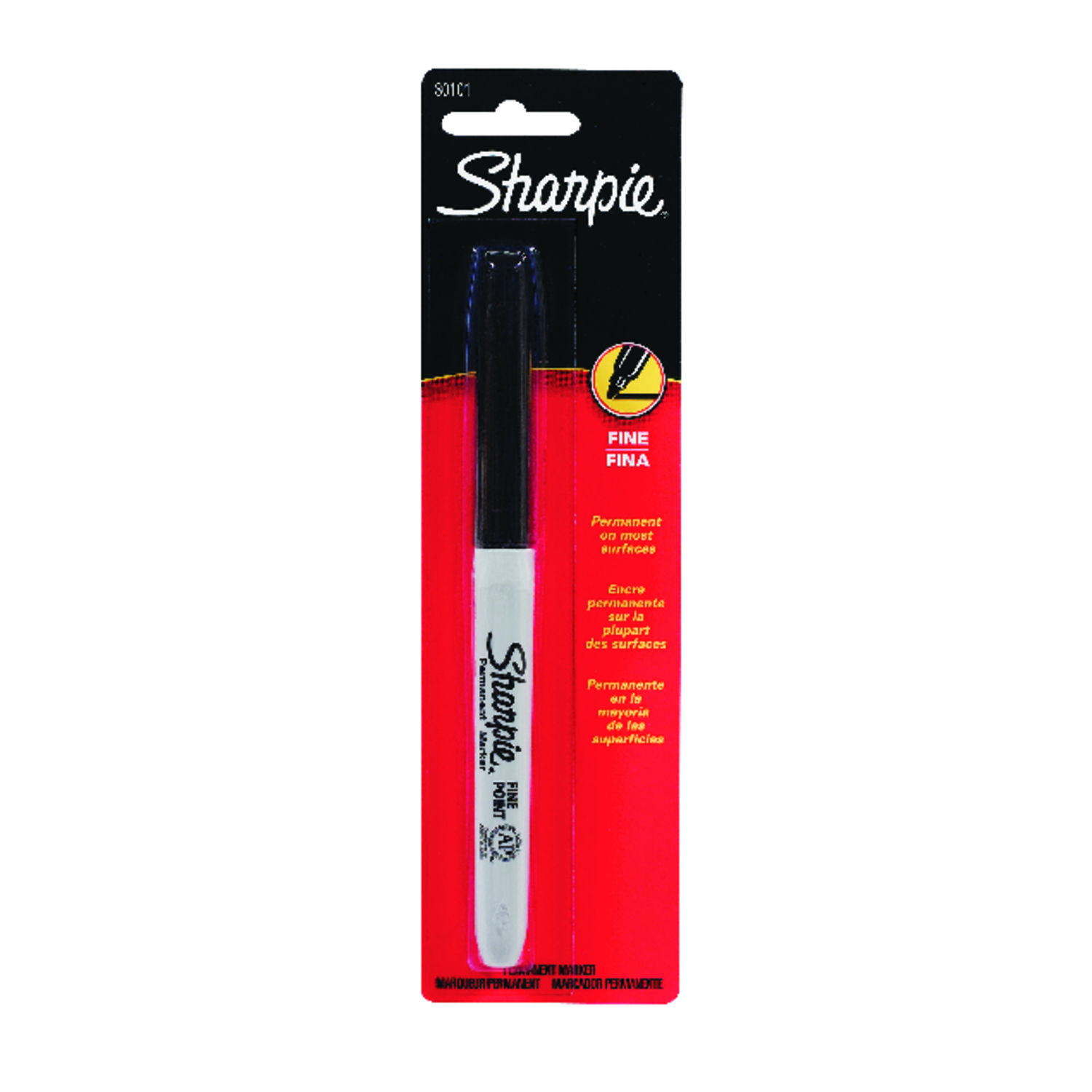 Sharpie Black Fine Tip Permanent Marker 1 pk