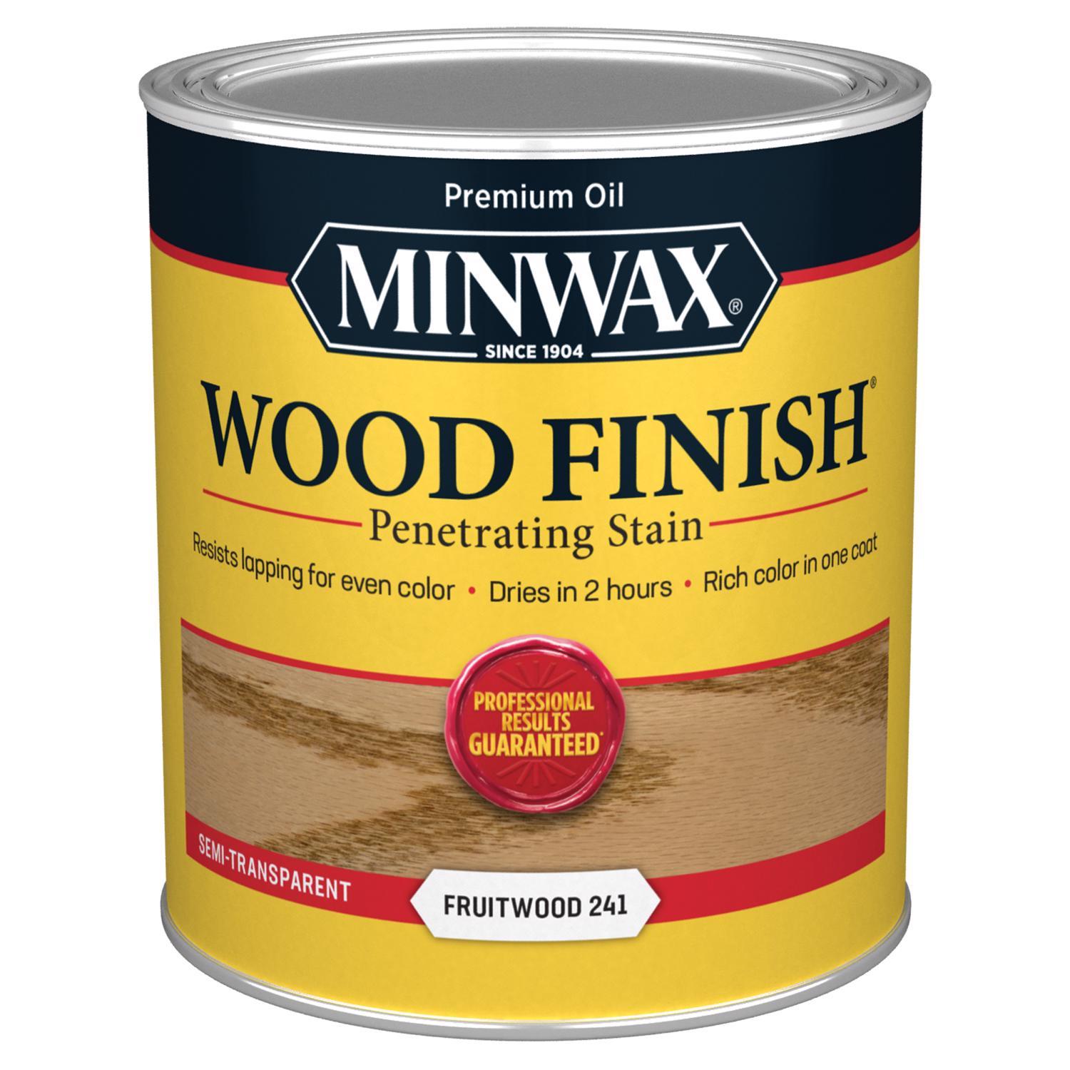 Minwax Wood Finish Semi-Transparent Fruitwood Oil-Based Penetrating Wood Stain 1 qt