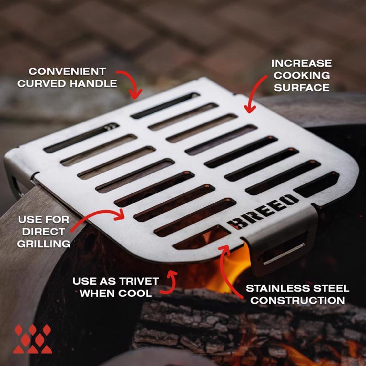 Breeo Stainless Steel Grilling Skillet 9.5 in. W 1 pk