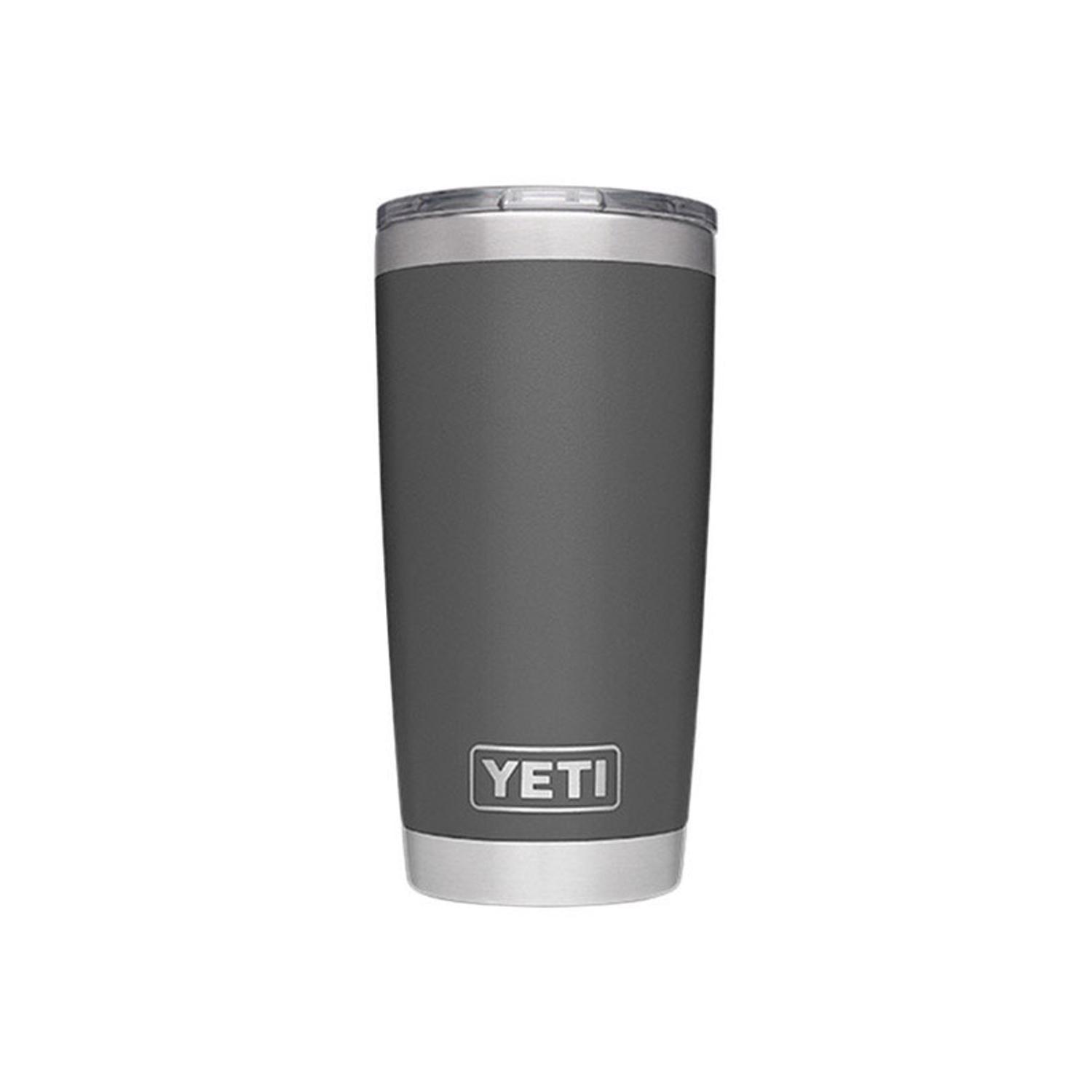 YETI Rambler 20 oz Charcoal BPA Free Tumbler with MagSlider Lid