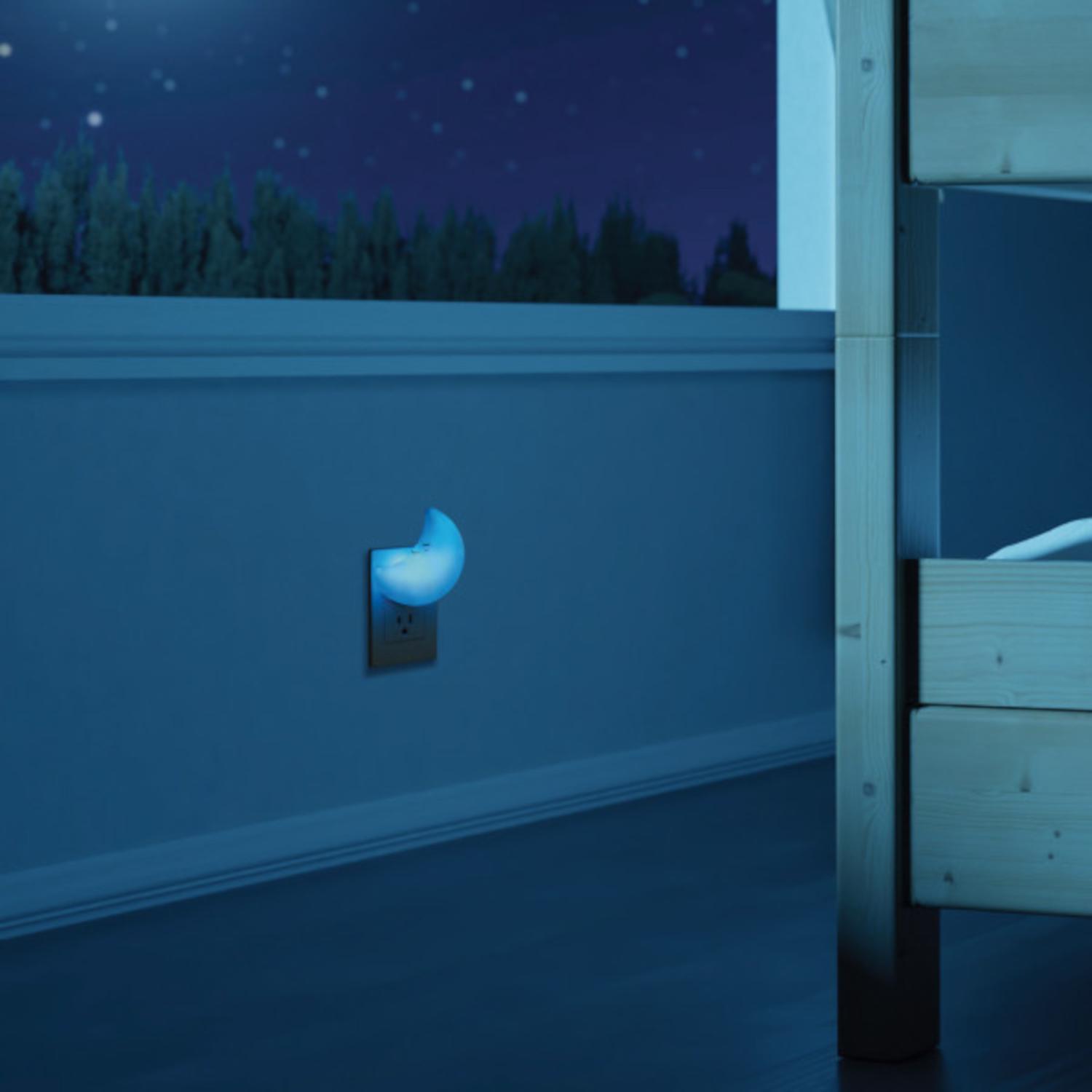 Globe Electric Automatic Plug-in Moon LED Night Light