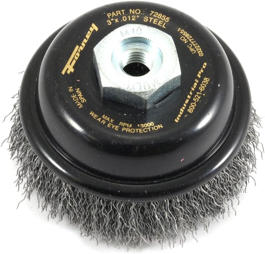 Wheel Wire 3" Crimped Cup