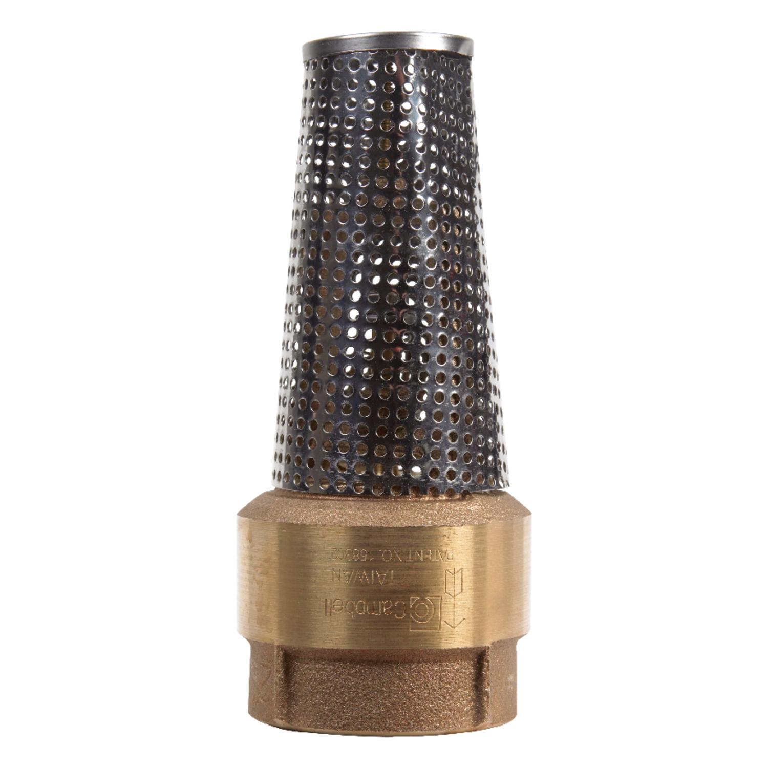 Campbell 2 in. D X 2 in. D Brass Foot Valve