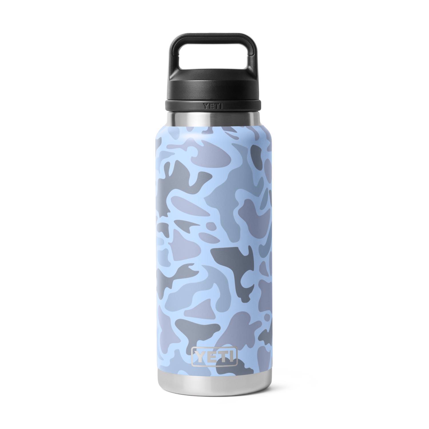 YETI Rambler 36 oz Blue Camo BPA Free Bottle with Chug Cap