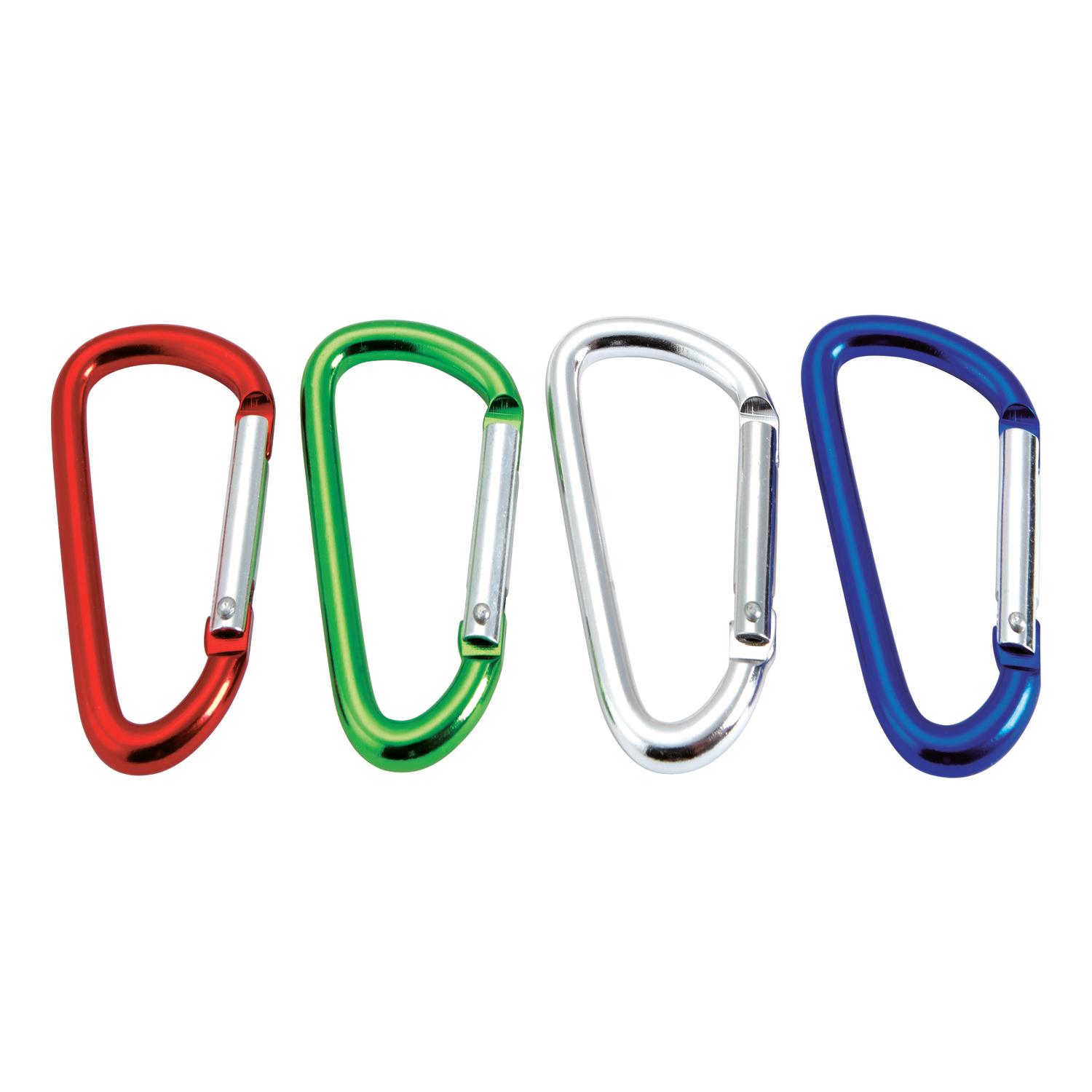Home Plus Aluminum Assorted D Carabiner