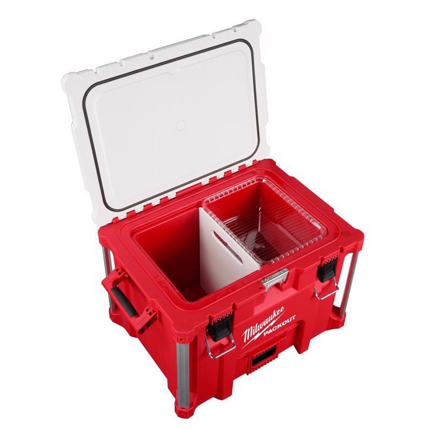 Milwaukee Packout Red/White 40 qt Cooler