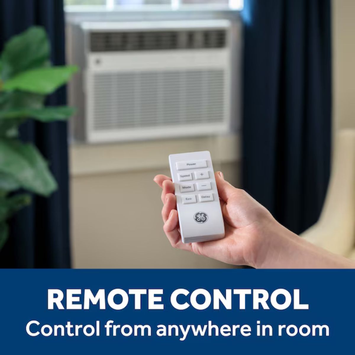 GE Extra Large Room Window Air Conditioner with Heater, Remote Included ( 240-Volt, 24000-BTU )