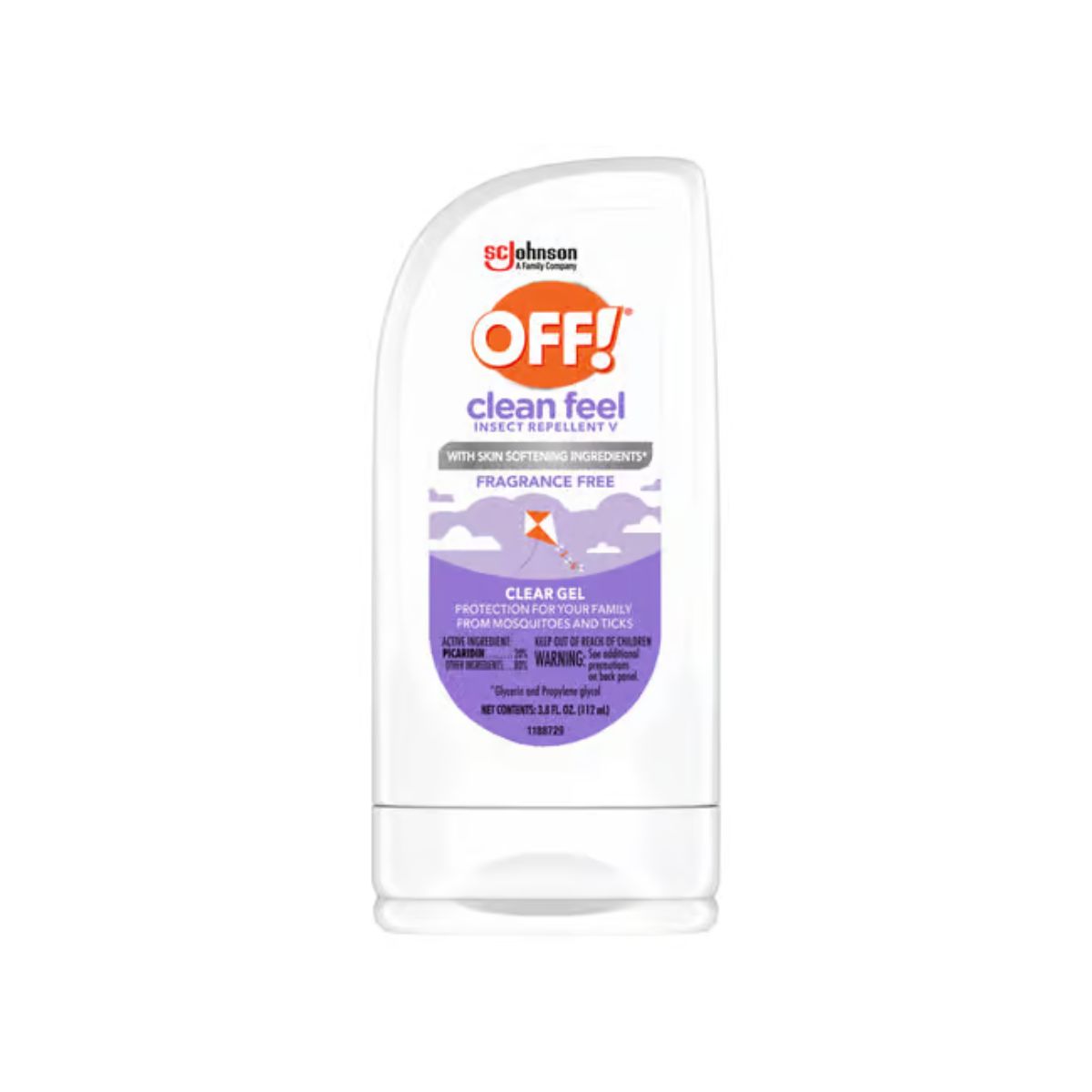 OFF! Clean Feel Insect Repellent Gel For Mosquitoes/Ticks 3.8 oz.
