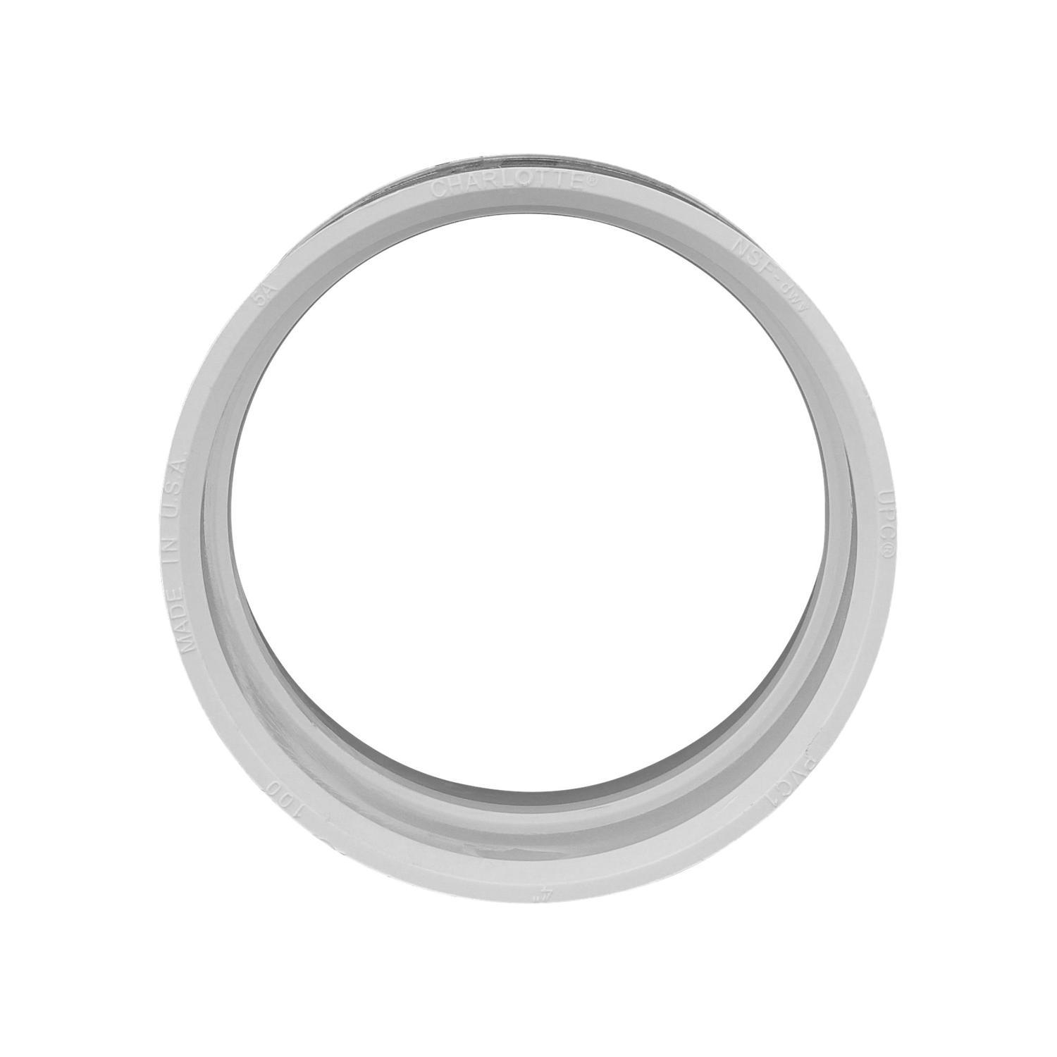 Charlotte Pipe Schedule 40 3 in. Hub X 3 in. D Hub PVC Coupling 1 pk