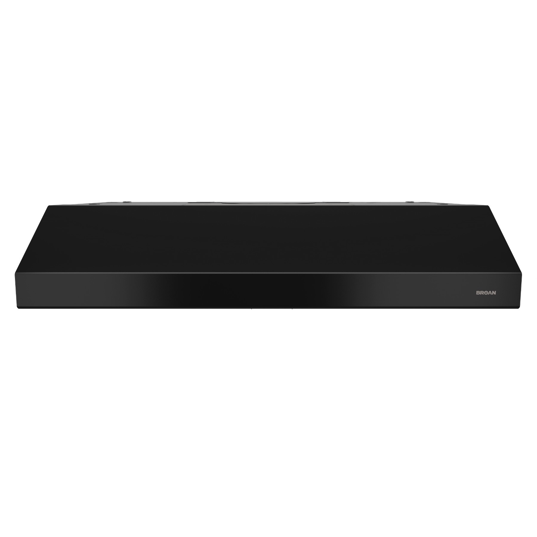 BROAN Glacier 30-Inch 300 Max Blower CFM 5 Sones Black Range Hood