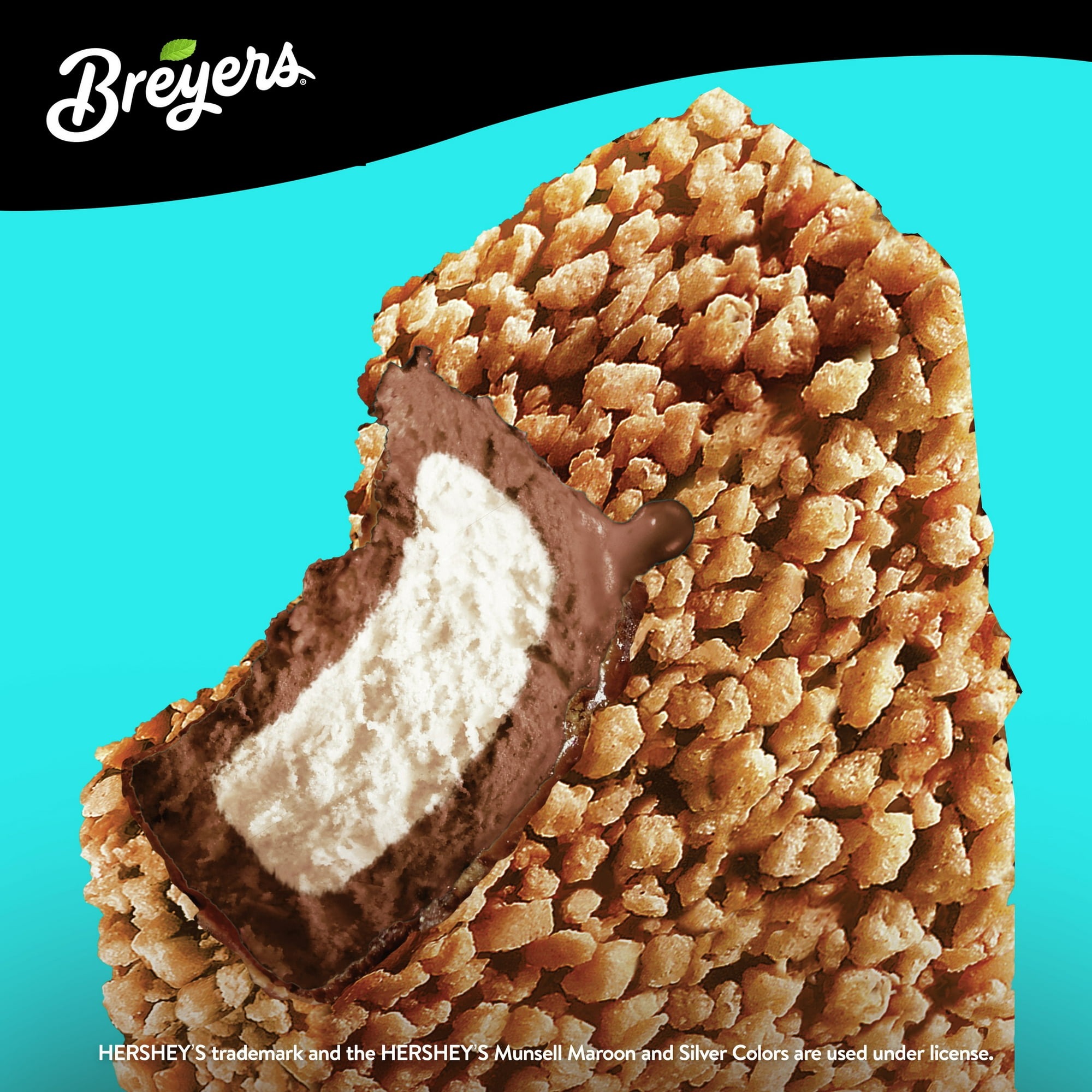 Breyers Campfire Collection S'mores Bar Ice Cream made with Hershey's milk chocolate 18 fl oz 6 Ct