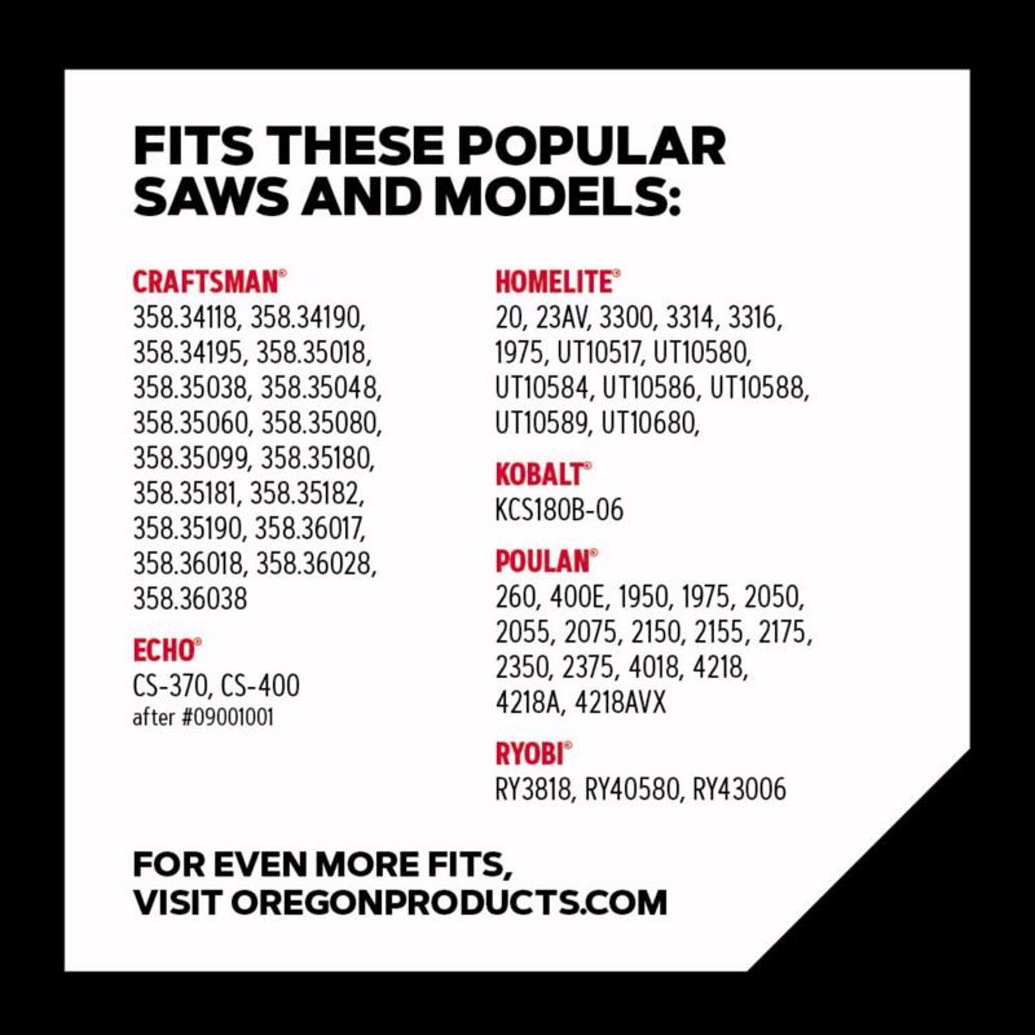 Oregon AdvanceCut 39272 18 in. Bar and Chain Combo 62 links