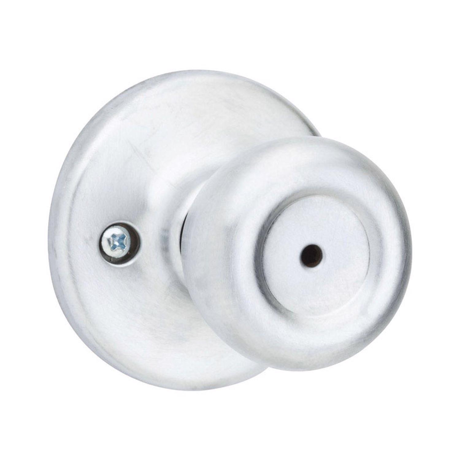 Kwikset Mobile Home Satin Chrome Privacy Knob Right or Left Handed