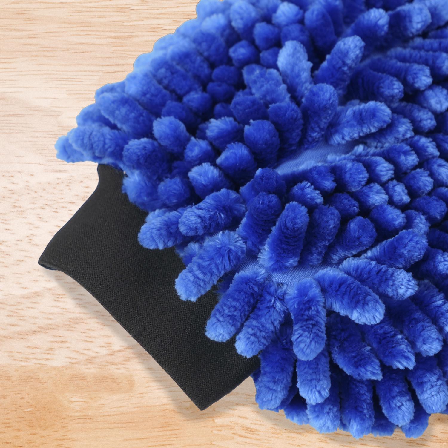 Viking 10 in. L X 8 in. W Chenille Wash Mitt 1 pk